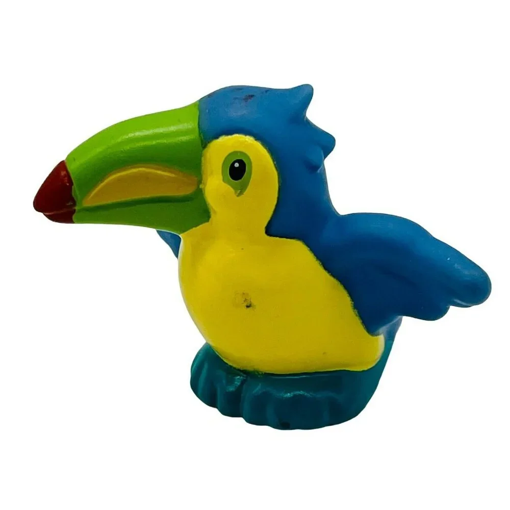 Fisher Price Little People Noah Toucan Male‎ Female Birds 2002 Lot of 3